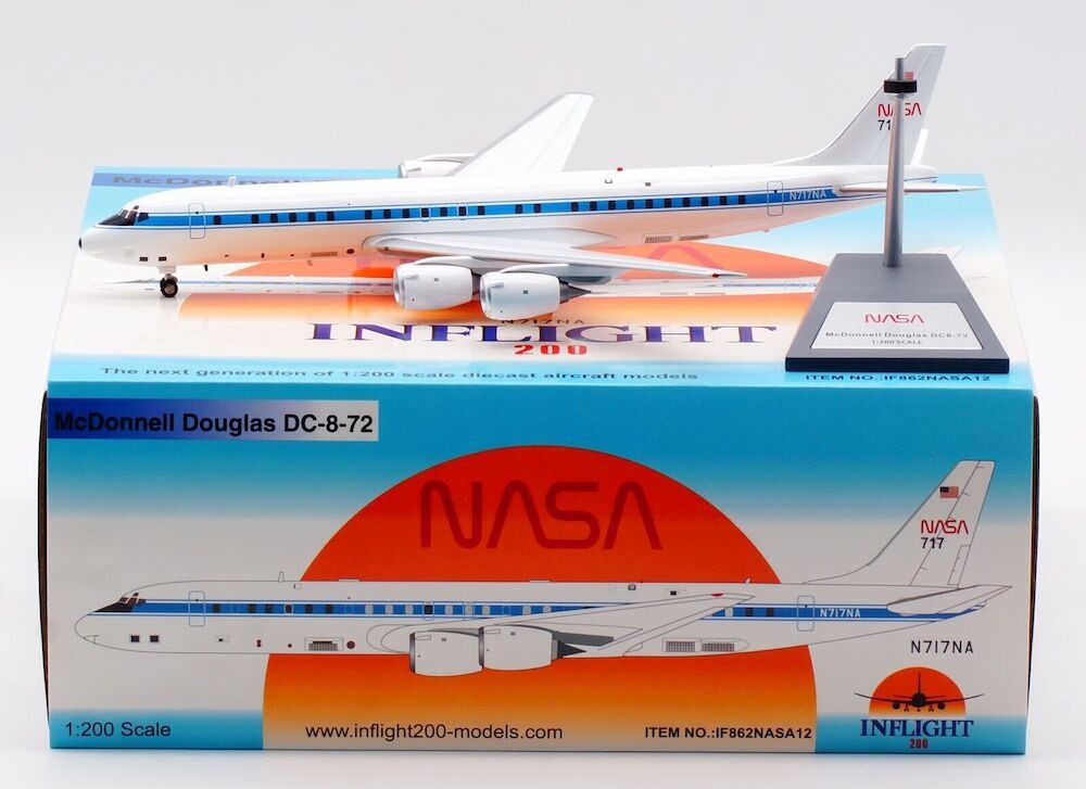 INFLIGHT 200 DC-8-72 NASA REG: N717NA WITH STAND