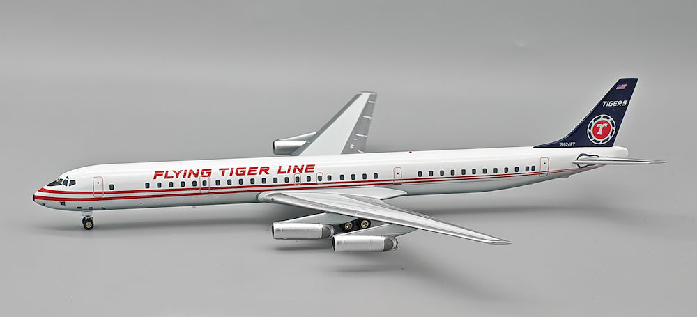 INFLIGHT 200 DC-8-63 FLYING TIGER LINE (POLISHED) REG: N624FT