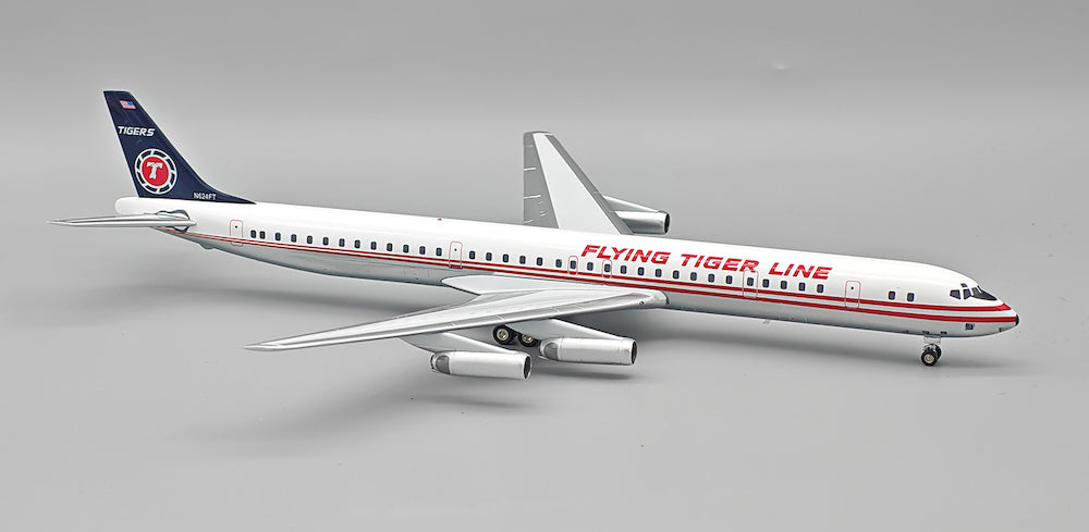 INFLIGHT 200 DC-8-63 FLYING TIGER LINE (POLISHED) REG: N624FT