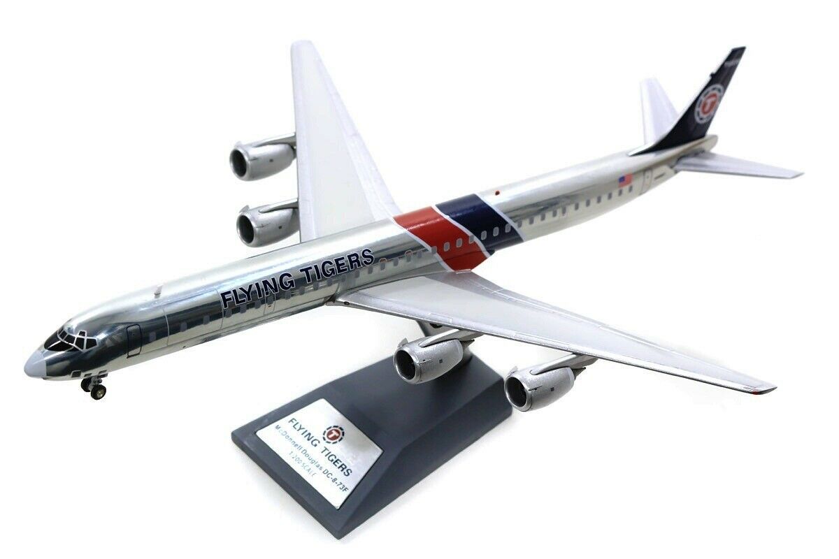 INFLIGHT 200 DC-8 FLYING TIGERS REG: N4865T POLISHED