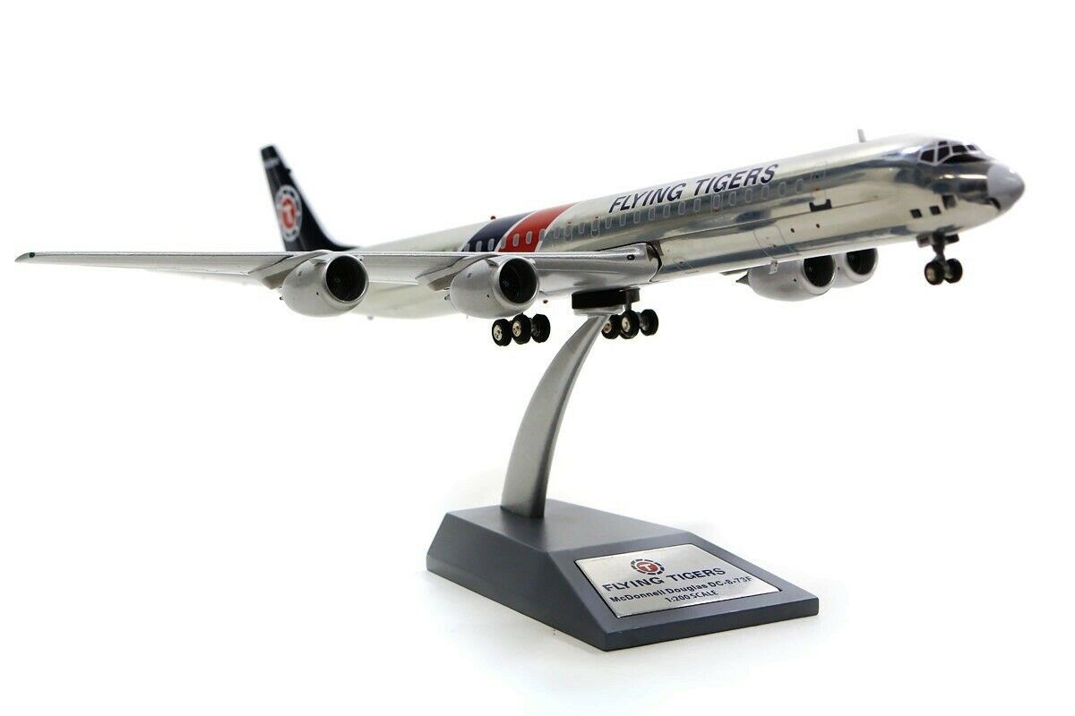 INFLIGHT 200 DC-8 FLYING TIGERS REG: N4865T POLISHED