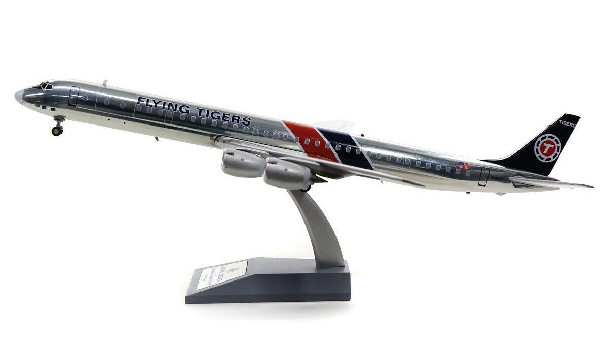 INFLIGHT 200 DC-8 FLYING TIGERS REG: N4865T POLISHED