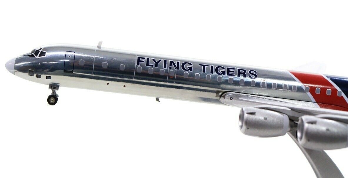 INFLIGHT 200 DC-8 FLYING TIGERS REG: N4865T POLISHED