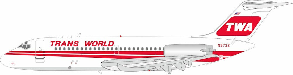 INFLIGHT 200 DC-9-15 TRANS WORLD AIRLINES REG: N973Z