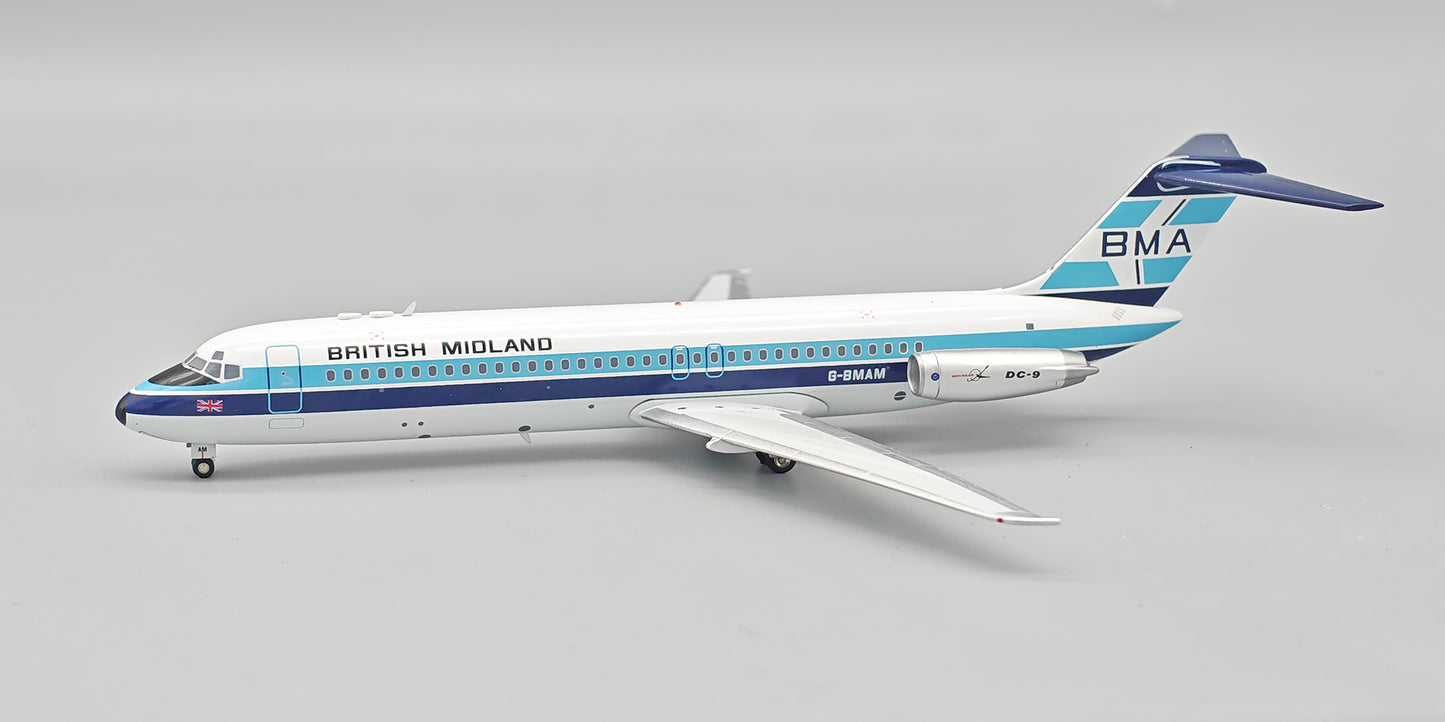 INFLIGHT 200 DC-9-32 BRITISH MIDLAND AIRWAYS (BMA) REG: G-BMAM