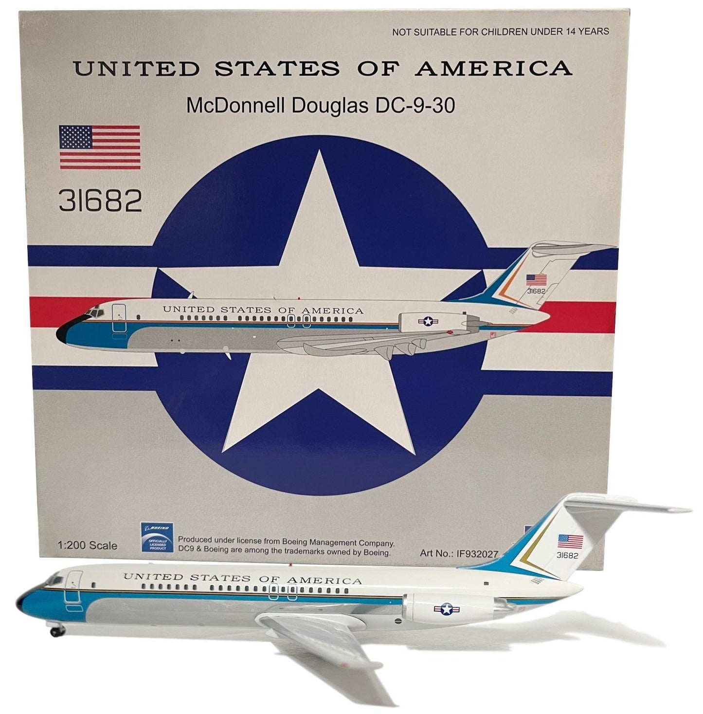 INFLIGHT 200 DC-9-32 USAF "AIR FORCE ONE" REG: 73-1682
