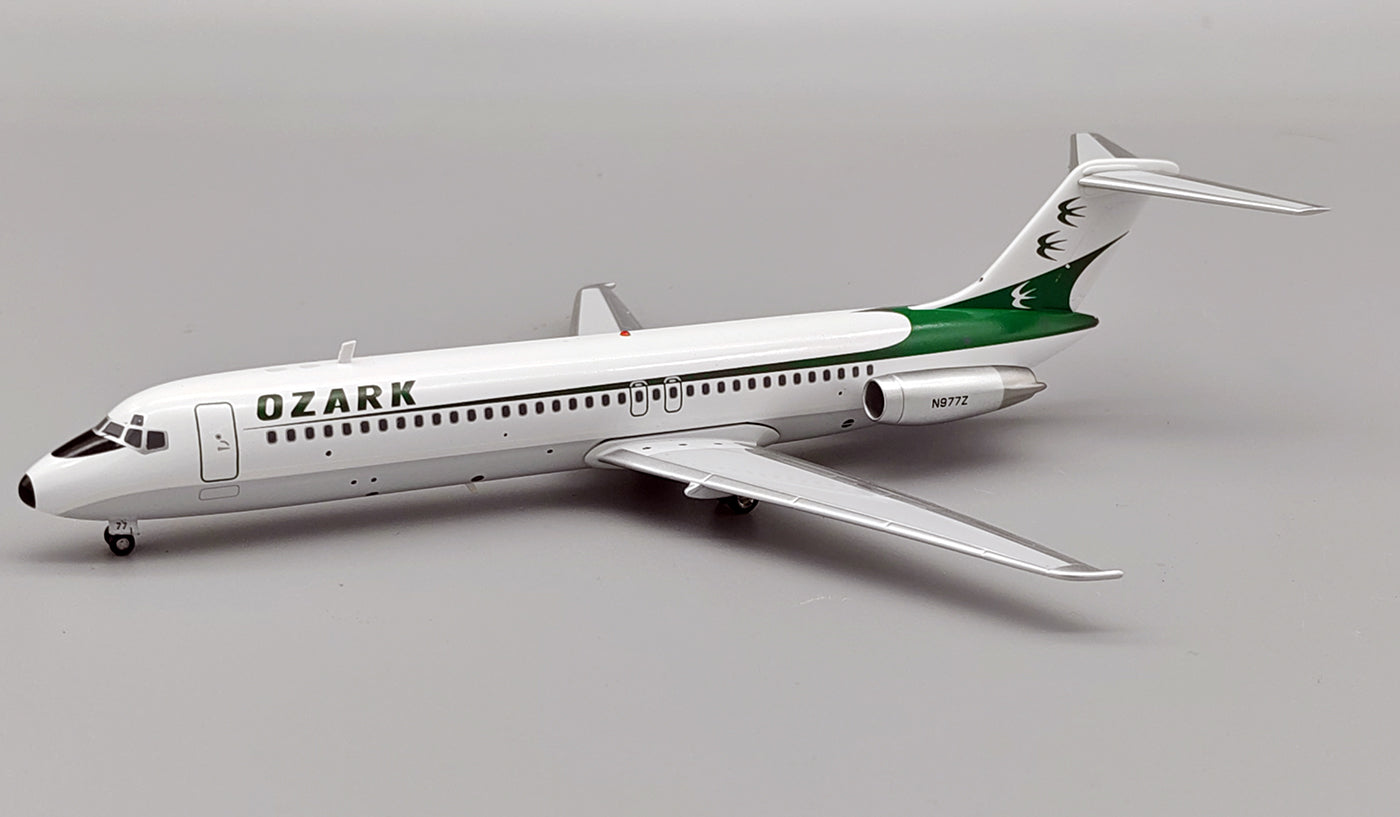 INFLIGHT 200 DC-9-31 OZARK AIR LINES REG: N977Z WITH STAND
