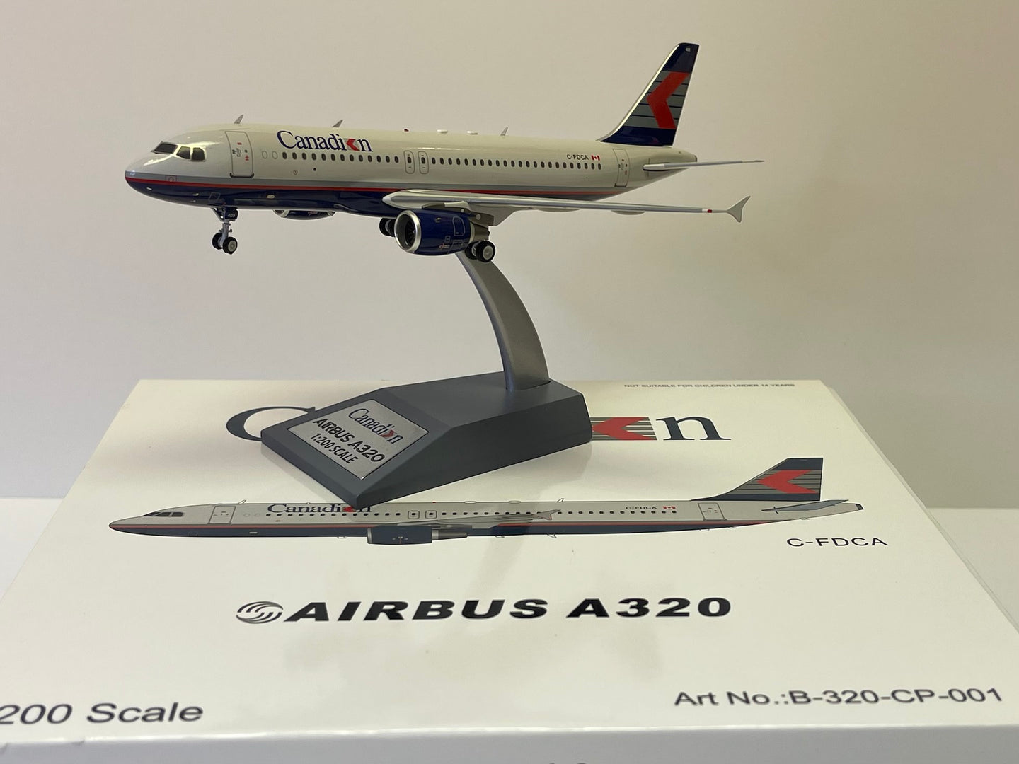 INFLIGHT A320-200 CANADIAN AIRLINES REG: C-FDCA WITH STAND