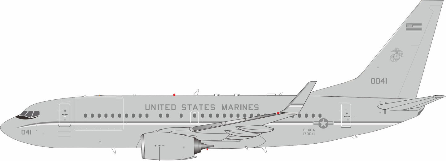 INFLIGHT 200 B737-7AFC C-40A UNITED STATES MARINES REG: 170041