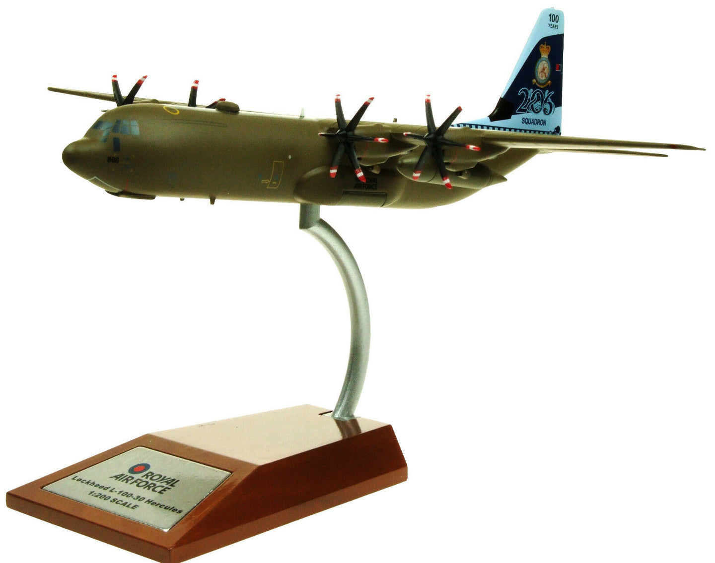 INFLIGHT C-130 HERCULES RAF 206 SQN "100th ANNIVERSARY" ZH866