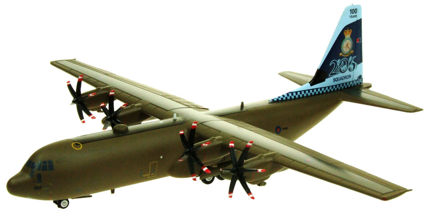 INFLIGHT C-130 HERCULES RAF 206 SQN "100th ANNIVERSARY" ZH866