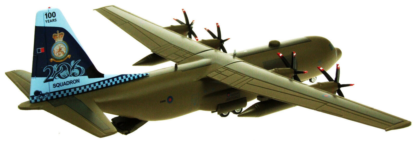 INFLIGHT C-130 HERCULES RAF 206 SQN "100th ANNIVERSARY" ZH866