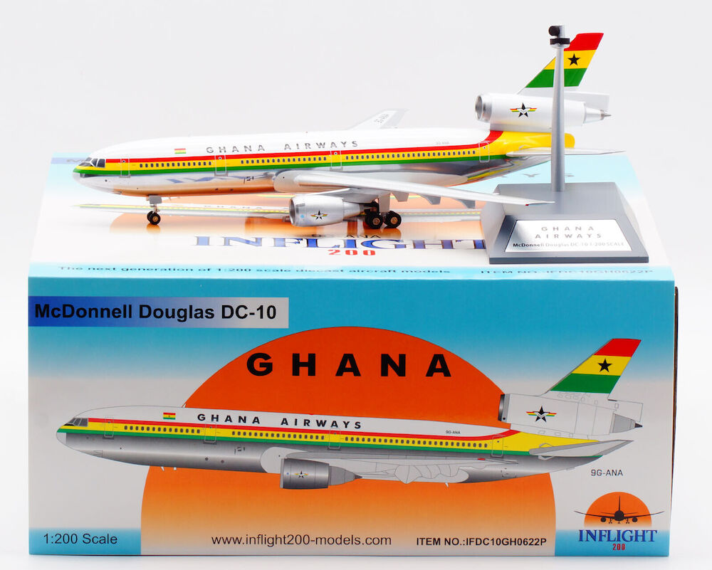 INFLIGHT 200 DC-10-30 GHANA AIRWAYS REG: 9G-ANA
