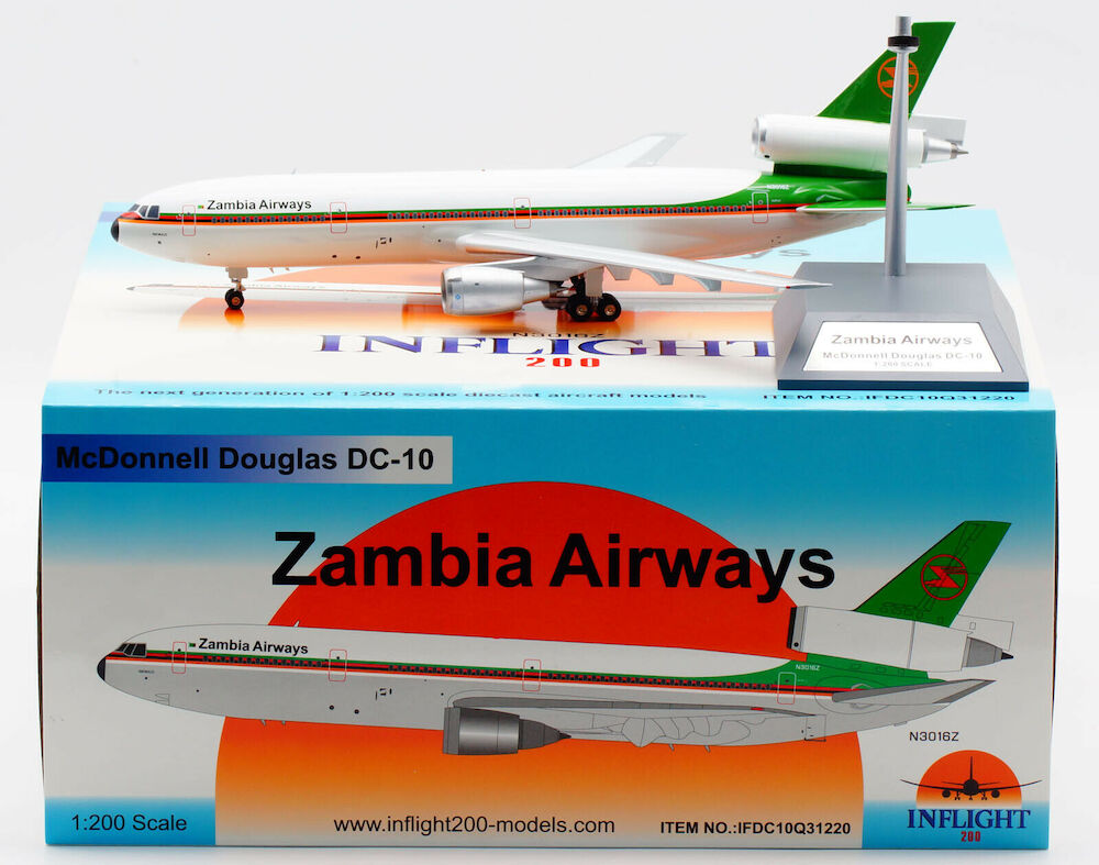 INFLIGHT 200 DC-10-30 ZAMBIA AIRWAYS REG: N3016Z