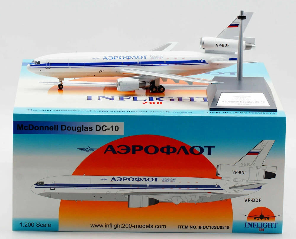 INFLIGHT 200 DC-10 AEROFLOT REG: VP-BDF