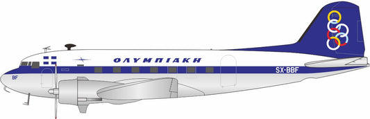 INFLIGHT 200 DOUGLAS C-53 SKYTROOPER (DC-3) OLYMPIC REG: SX-BBF