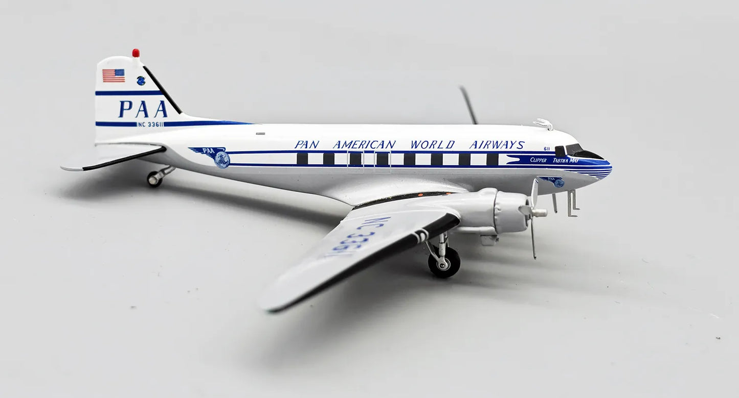 INFLIGHT 200 DC-3 C-47 PAN AM NC (NEW TOOLING) REG: 33611