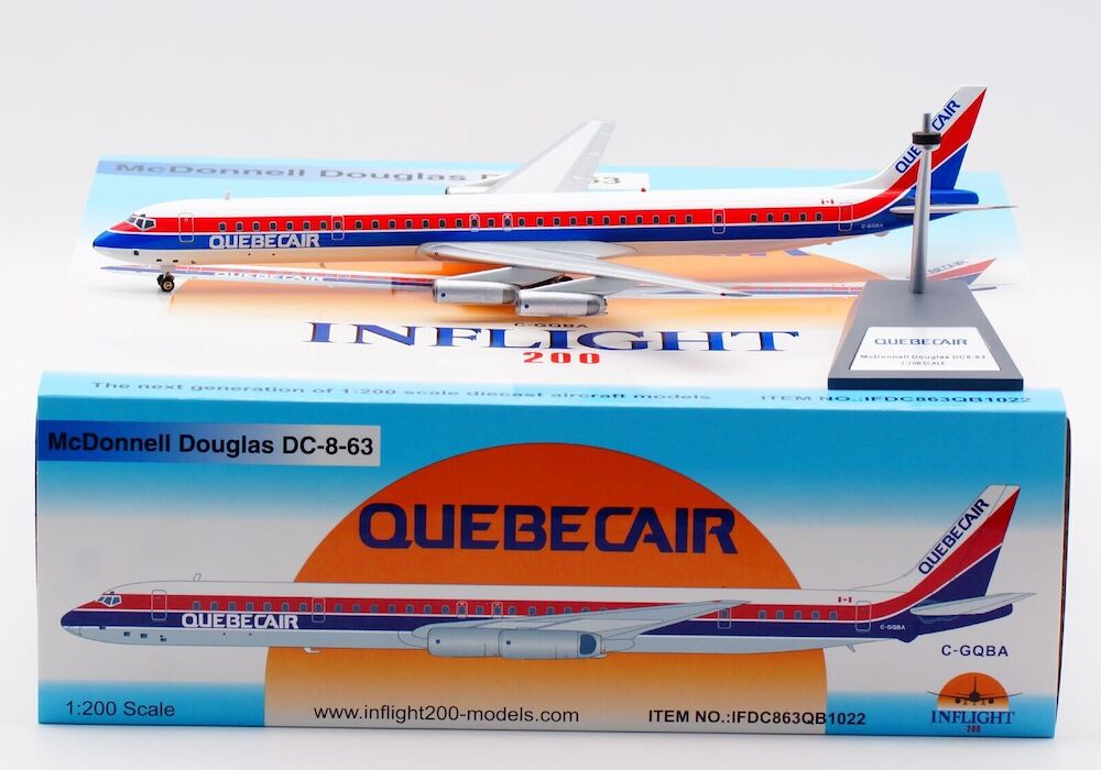 INFLIGHT 200 DC-8-63 QUEBECAIR MCDONNELL REG: C-GQBA