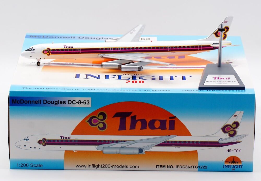 INFLIGHT 200 MCDONNELL DOUGLAS DC-8-63 THAI REG: HS-TGY