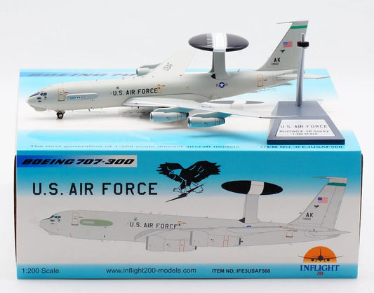 INFLIGHT 200 BOEING E-3B SENTRY (707-300) USAAF REG: 75-0560