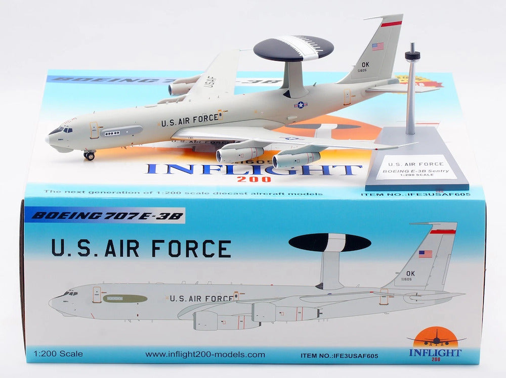 INFLIGHT 200 E-3B SENTRY (707-300) USA AIR FORCE REG: 76-1605