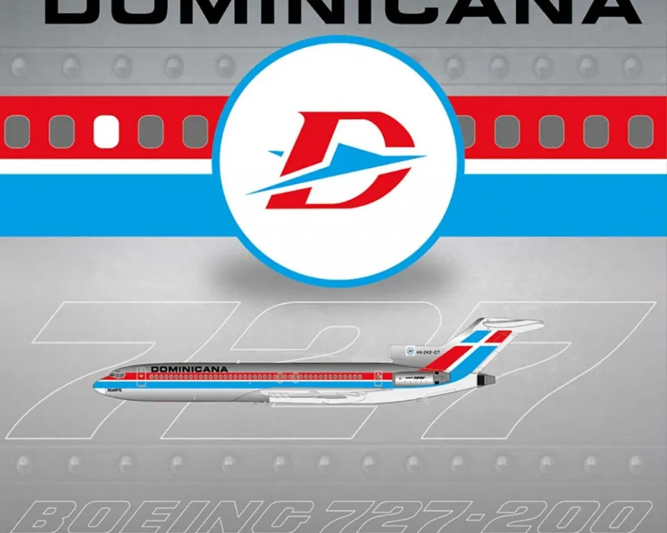 EL AVIADOR MODELS B727-200 DOMINICANA REG: HI-242-CT