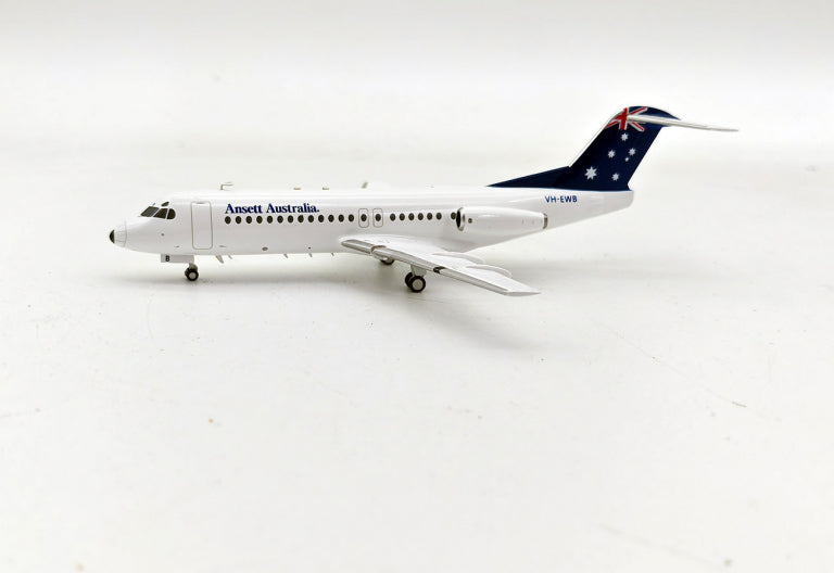 INFLIGHT 200 FOKKER F-28-4000 ANSETT AUSTRALIA AIRLINES REG: VH-EWB