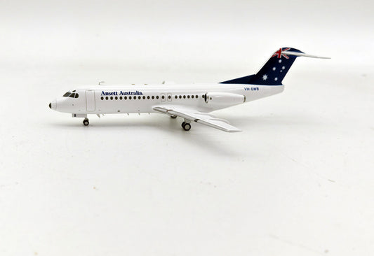INFLIGHT 200 FOKKER F-28-4000 ANSETT AUSTRALIA AIRLINES REG: VH-EWB