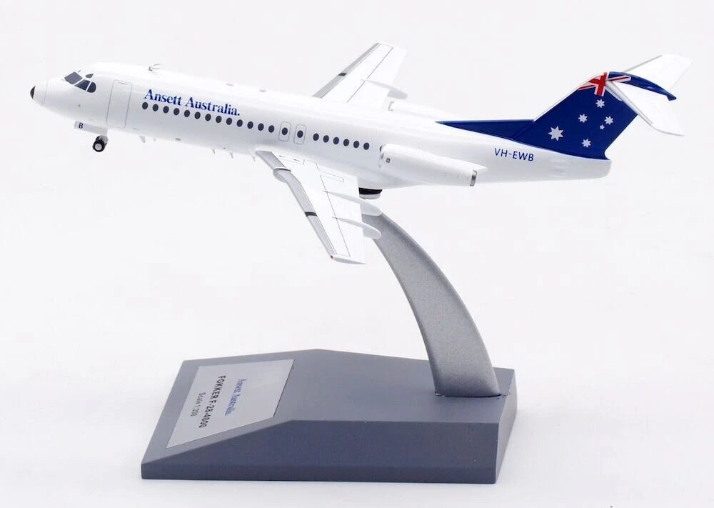 INFLIGHT 200 FOKKER F-28-4000 ANSETT AUSTRALIA AIRLINES REG: VH-EWB