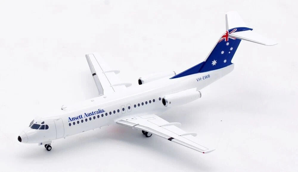 INFLIGHT 200 FOKKER F-28-4000 ANSETT AUSTRALIA AIRLINES REG: VH-EWB