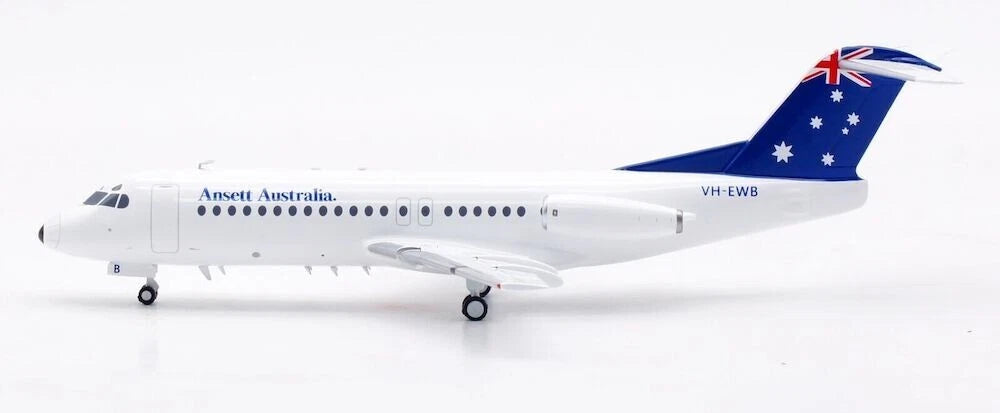 INFLIGHT 200 FOKKER F-28-4000 ANSETT AUSTRALIA AIRLINES REG: VH-EWB