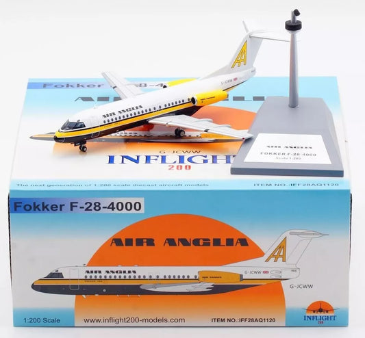 INFLIGHT 200 F-28-4000 AIR ANGLIA REG: G-JCWW