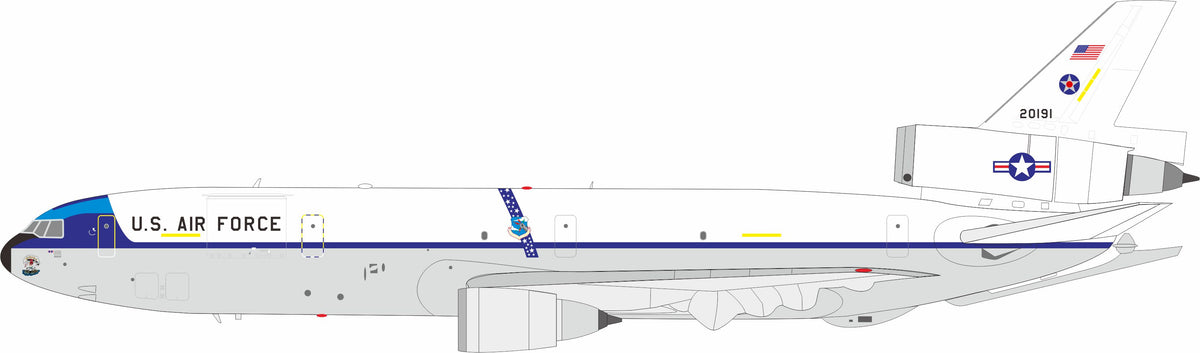 INFLIGHT 200 KC-10A USAF "KAHUNA" REG: 82-0191