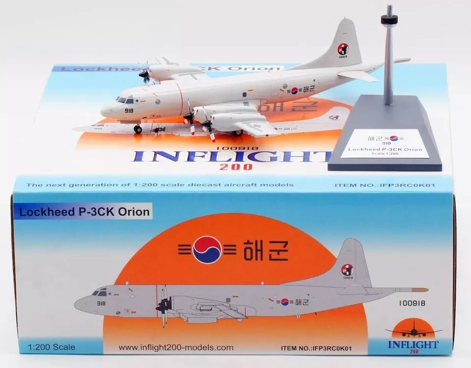 INFLIGHT 200 P-3CK ORION SOUTH KOREAN NAVY 100918