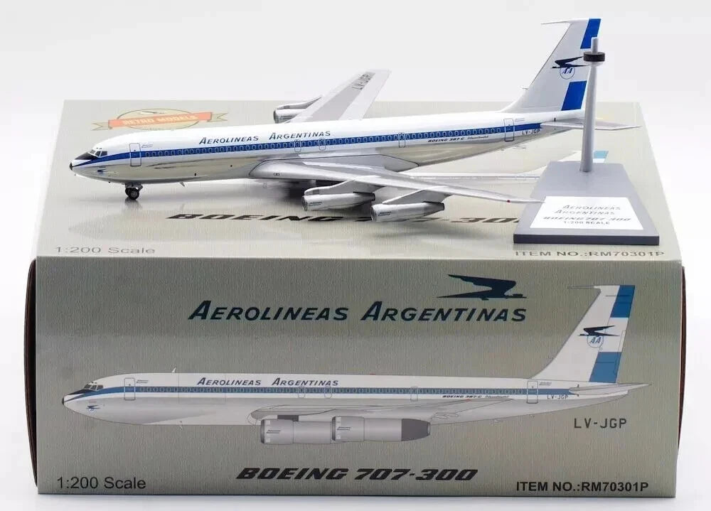 RETRO MODELS B707-387C AEROLINEAS ARGENTINAS REG: LV-JGP
