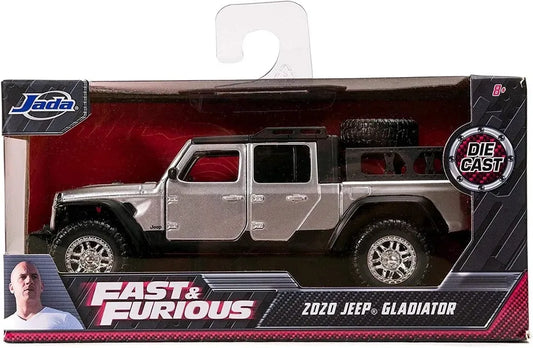 JADA  JEEP GLADIATOR 2020 PICKUP TRUCK FAST & FURIOUS SILVER