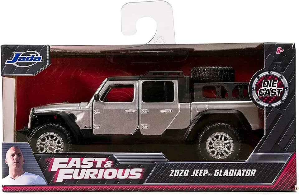 JADA  JEEP GLADIATOR 2020 PICKUP TRUCK FAST & FURIOUS SILVER