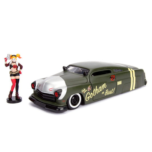 JADA 1951 MERCURY WITH HARLEY QUINN FIGURE