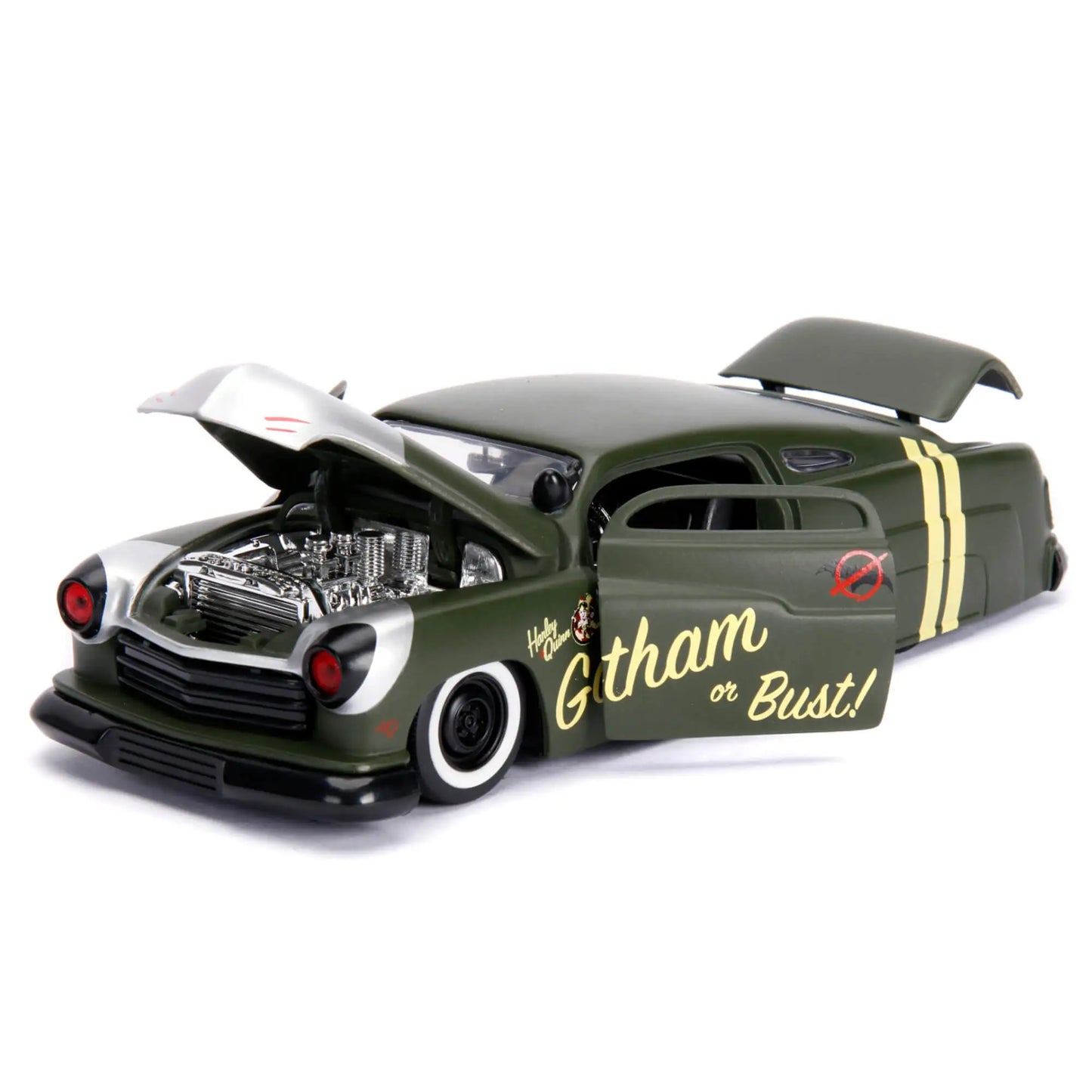 JADA 1951 MERCURY WITH HARLEY QUINN FIGURE