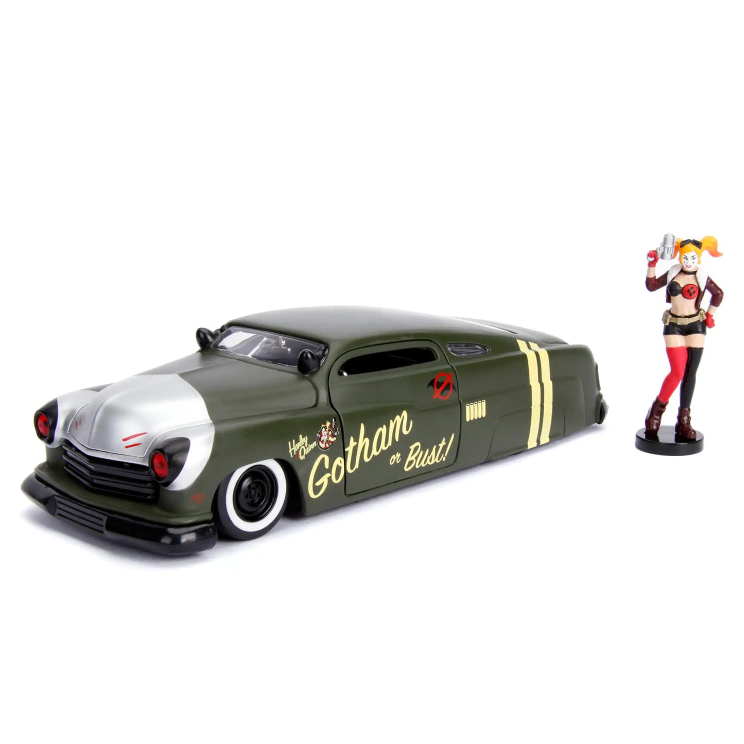 JADA 1951 MERCURY WITH HARLEY QUINN FIGURE