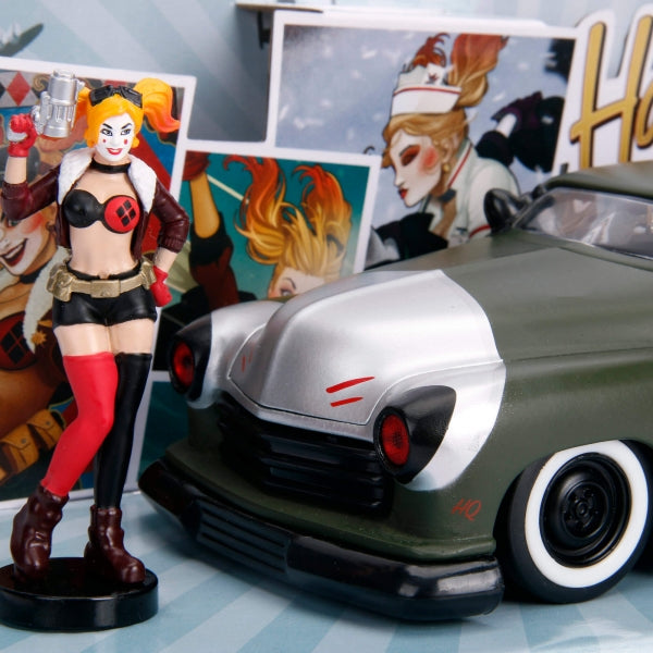 JADA 1951 MERCURY WITH HARLEY QUINN FIGURE
