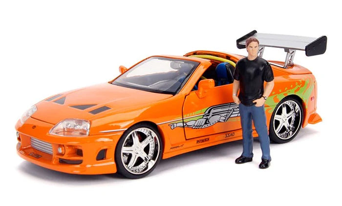 JADA TOYOTA SUPRA FAST AND FURIOUS WITH BRIAN FIGURE