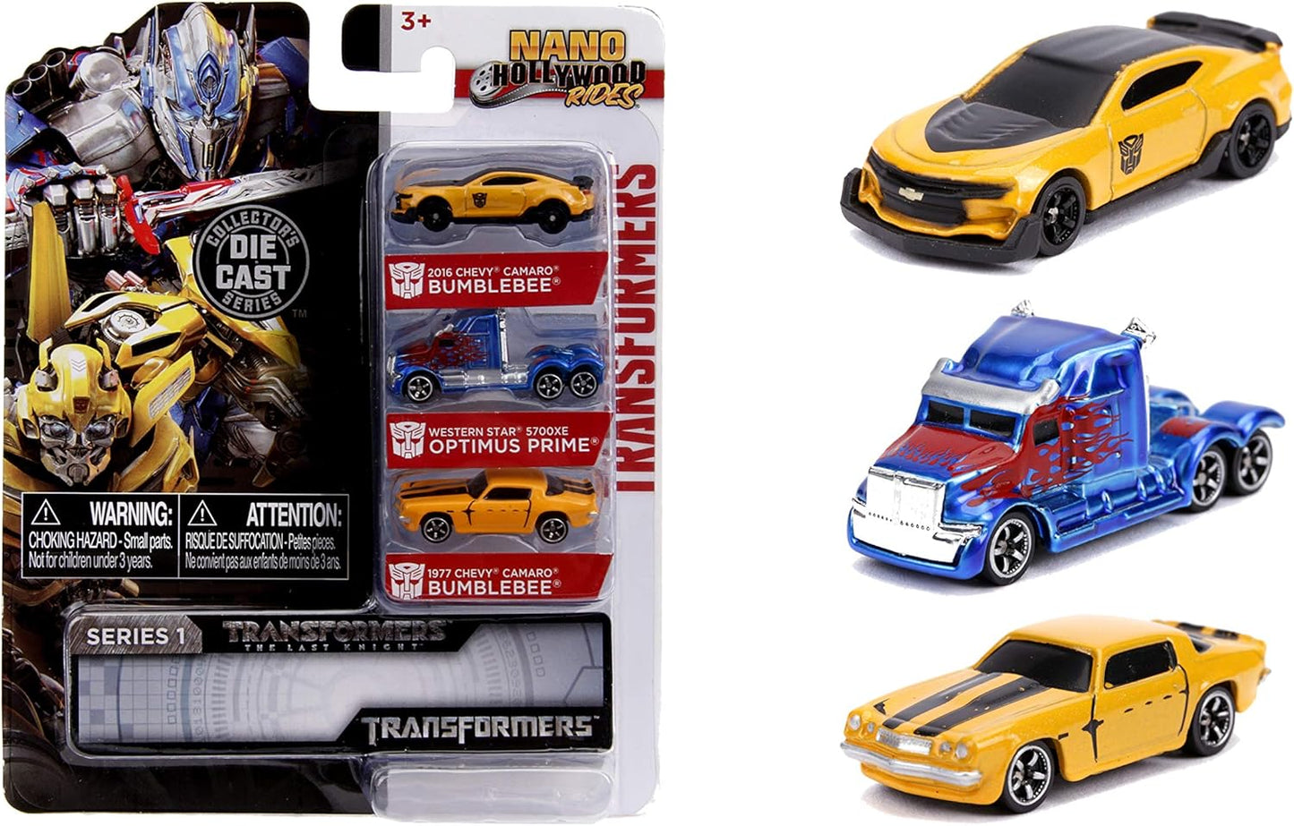 JADA TRANSFORMERS 3 CAR ASSORTMENT