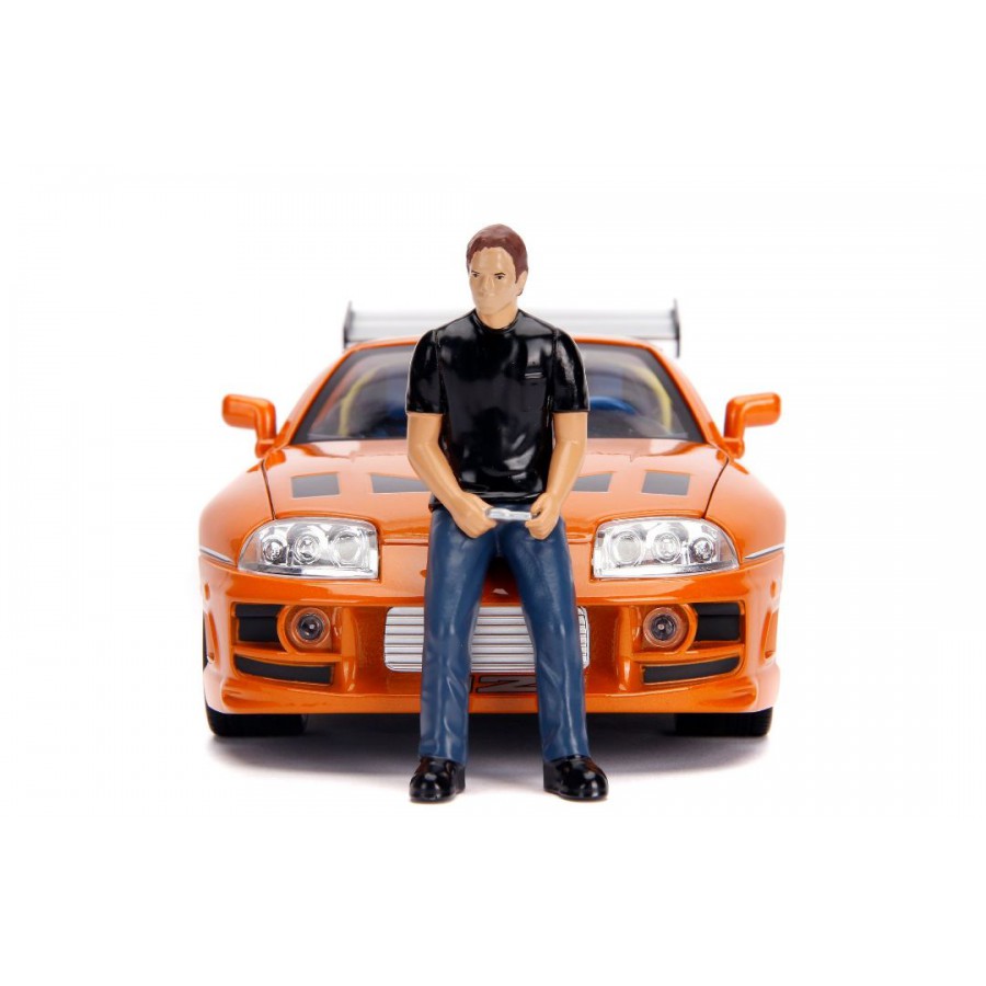 JADA TOYOTA SUPRA FAST AND FURIOUS + BRIAN FIGURE