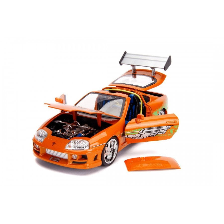 JADA TOYOTA SUPRA FAST AND FURIOUS + BRIAN FIGURE