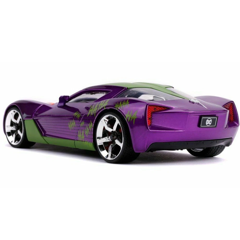 JADA 2009 CHEVY CORVETTE STINGRAY + JOKER FIGURE