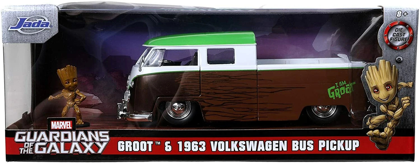 JADA 1963 VW MICROBUS WITH GROOT FIGURINE