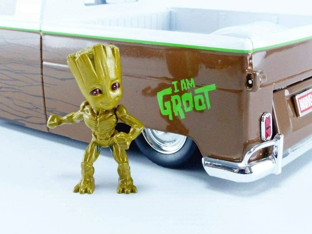 JADA 1963 VW MICROBUS WITH GROOT FIGURINE