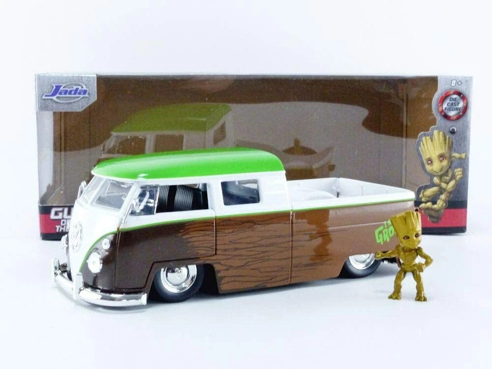 JADA 1963 VW MICROBUS WITH GROOT FIGURINE