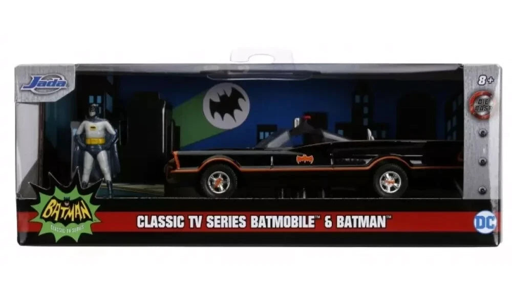 JADA 1966 BATMAN BATMOBILE + BATMAN FIGURE